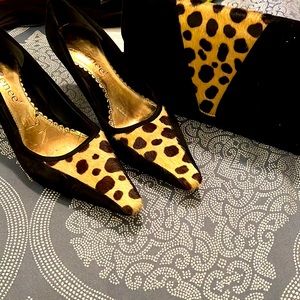 J Renee black suede shoes